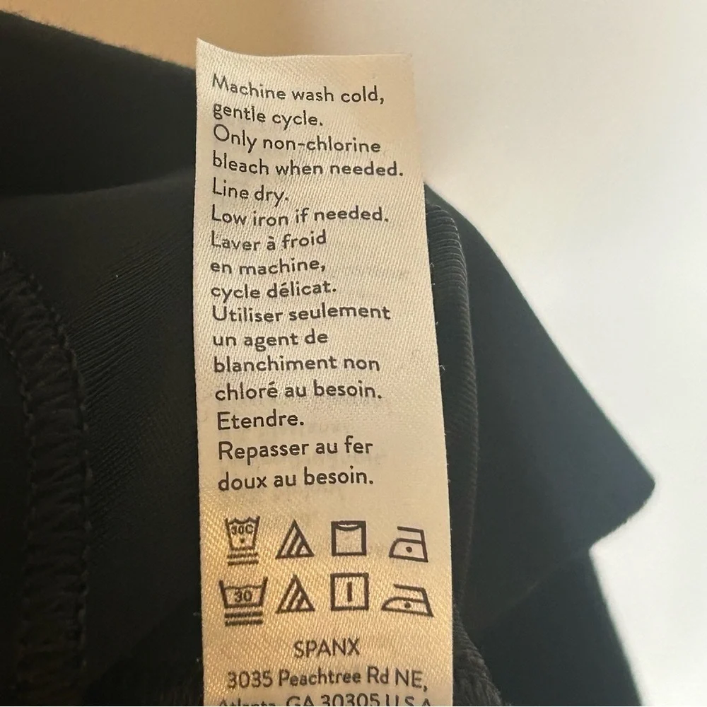 SPANX The Perfect Black Pant Ankle Backseam Skinny Black Small - Picture 11 of 12